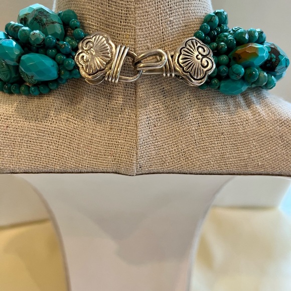 Stephen Dweck One-of-a-Kind, Personalized, Signed, Turquoise & Sterling Necklace - Picture 9 of 16